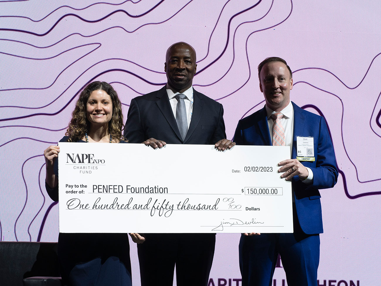 PenFed Foundation recognized with a 150,000 gift at the annual NAPE