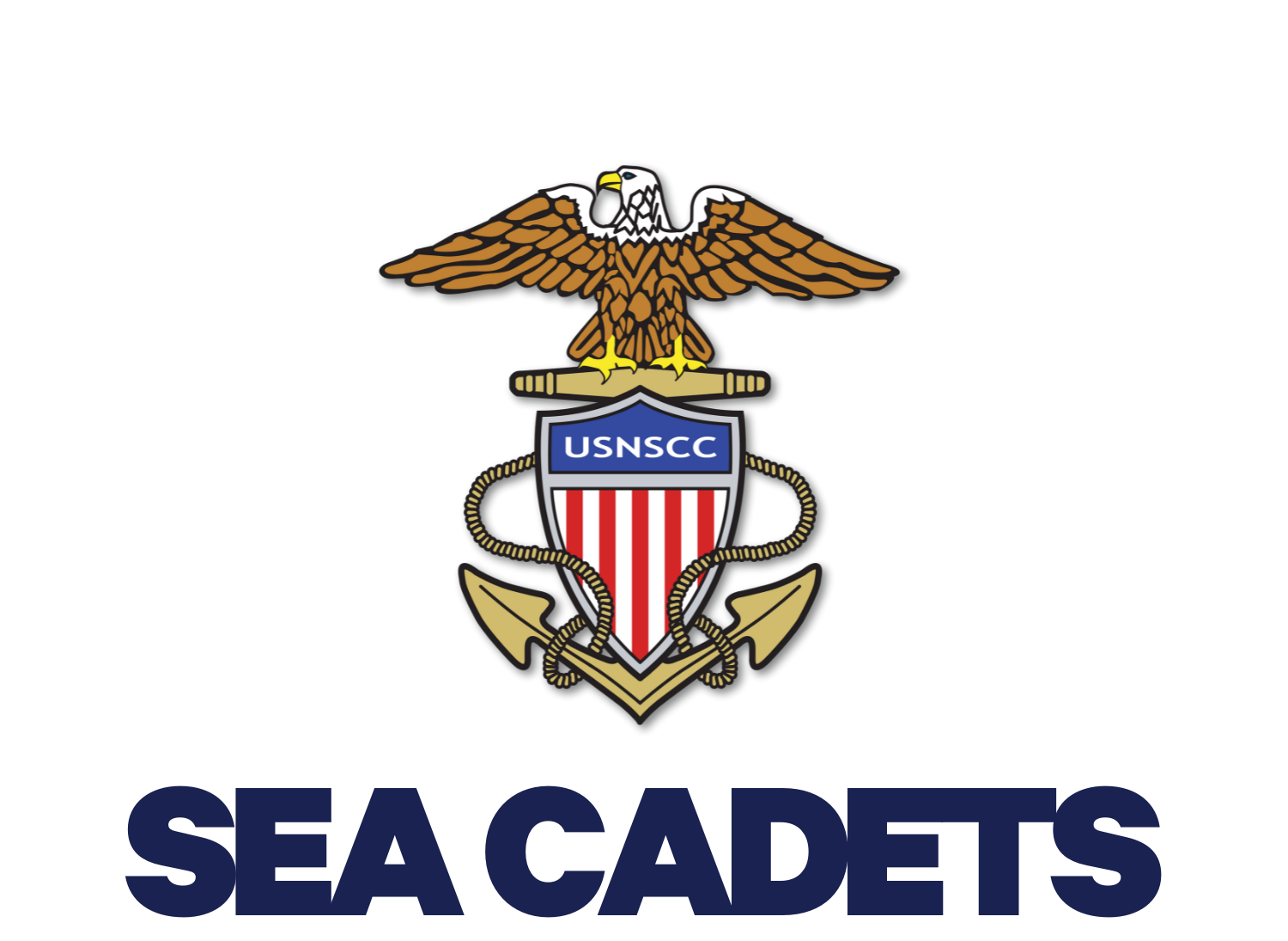 Sea Cadet logo anchor above words